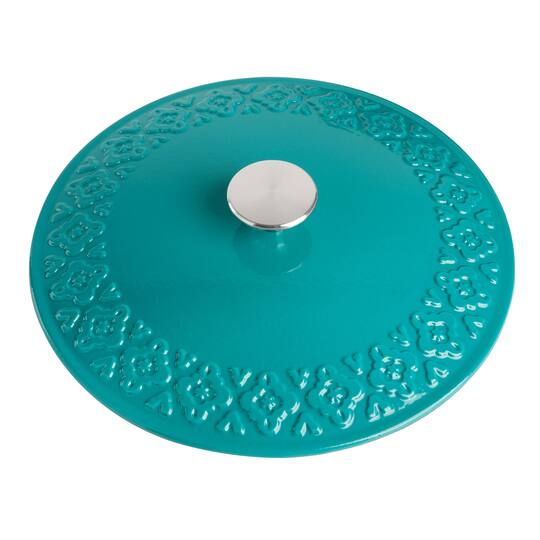 Spice By Tia Mowry Savory Saffron 6qt. Enameled Cast Iron Dutch Oven with Lid